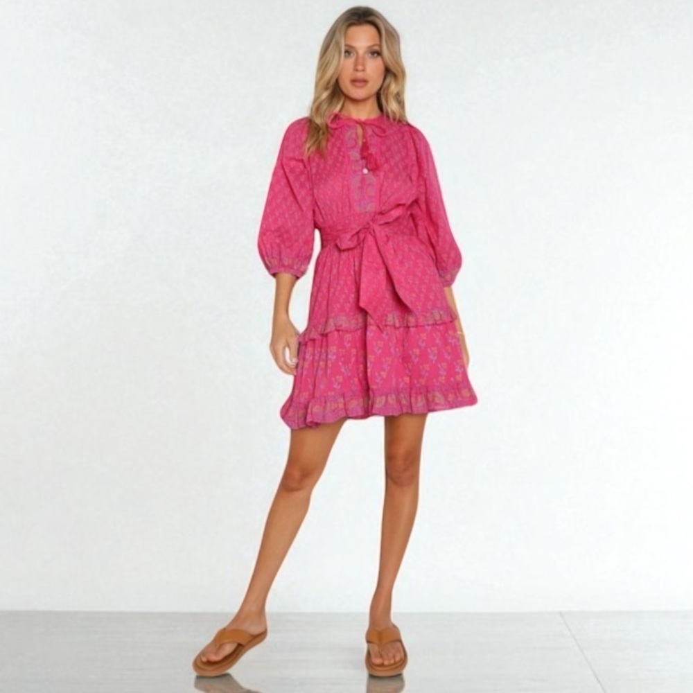 Cleobella Demi Mini Dress Ditzy Print